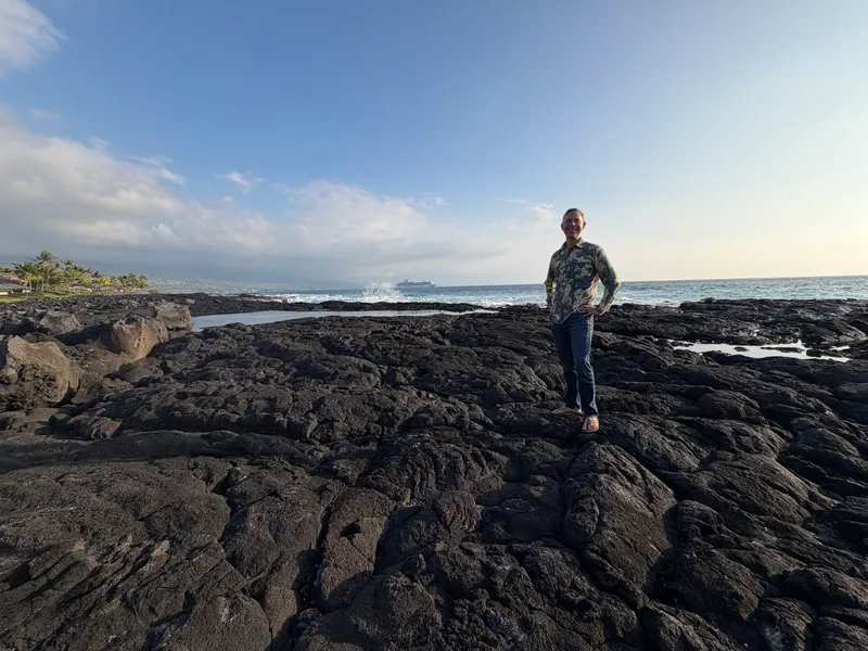 Zenon Issel on the Big Island of Hawaii